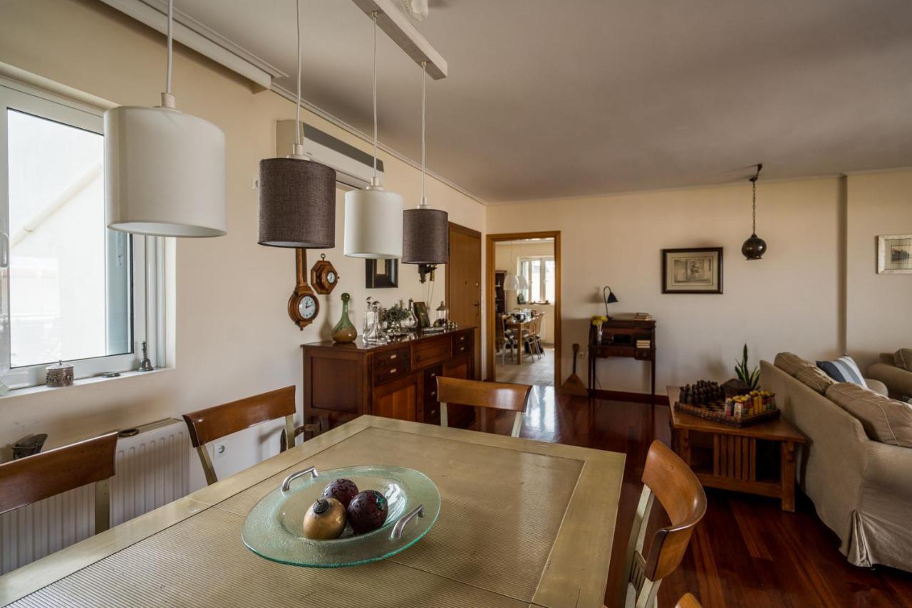 Family Getaway, Spacious And Luxurious, Sea View, Terrace, Next To Voula Beach, 20min From Center