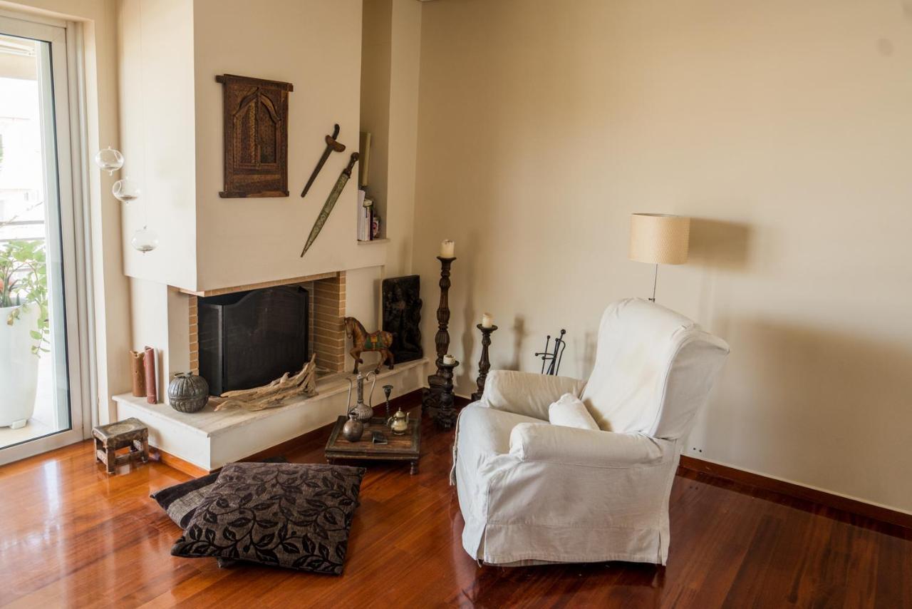 Apartment Family Getaway, Spacious And Luxurious, Sea View, Terrace, Next To Voula Beach, 20min From Center