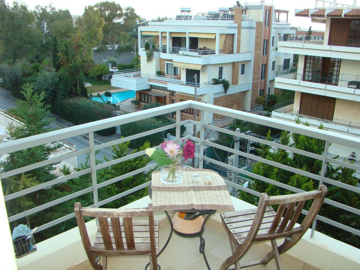 Family Getaway, Spacious And Luxurious, Sea View, Terrace, Next To Voula Beach, 20min From Center *